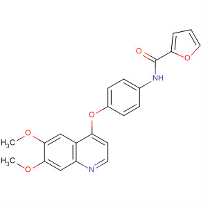 N-{4-[(6,7-dimethoxy-4-quinolyl)oxy]phenyl}-2-furamide Structure,190727-03-8Structure