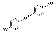 1-乙炔-4-((4-甲氧基苯基)乙炔)苯結(jié)構(gòu)式_191094-20-9結(jié)構(gòu)式