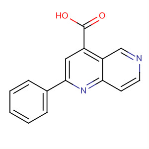 2-Phenyl-1,6-naphthyridine-4-carboxylic acid Structure,191338-99-5Structure