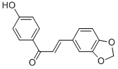 3-(1,3-Benzodioxol-5-yl)-1-(4-hydroxyphenyl)-2-propen-1-one Structure,19152-39-7Structure