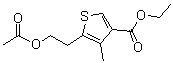 Ethyl 5-(2-acetoxyethyl)-4-methylthiophene-3-carboxylate Structure,19156-47-9Structure