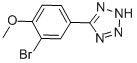 5-(3-Bromo-4-methoxyphenyl)-2h-tetrazole Structure,191602-76-3Structure