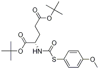 n-[[(4-甲氧基苯基)硫代]羰基]-谷氨酸 雙(1,1-二甲基乙基)酯結(jié)構(gòu)式_192203-59-1結(jié)構(gòu)式