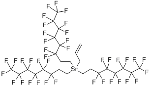 Allyltris(3,3,4,4,5,5,6,6,7,7,8,8,8-tridecafluorooctyl)stannane Structure,192212-66-1Structure