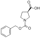 (R)-1-Cbz-pyrrolidine-3-carboxylicacid Structure,192214-06-5Structure