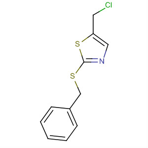 2-Benzylsulfanyl-5-chloromethylthiazole Structure,192439-48-8Structure