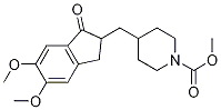 Methyl 4-((5,6-dimethoxy-1-oxo-2,3-dihydro-1h-inden-2-yl)methyl)piperidine-1-carboxylate Structure,192701-59-0Structure