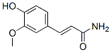 4-Hydroxy-3-methoxycinnamide Structure,19272-90-3Structure