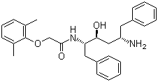 N-[(1s,2s,4s)-4-amino-2-hydroxy-5-phenyl-1-(phenylmethyl)pentyl]-2-(2,6-dimethylphenoxy)acetamide Structure,192725-49-8Structure