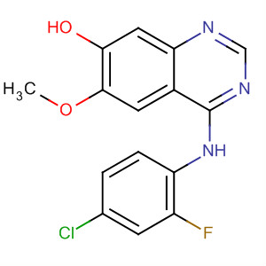 4-(4-Chloro-2-fluorophenylamino)-7-hydroxy-6-methoxyquinazoline Structure,193001-59-1Structure