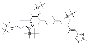 (3S,6r,7s,8s,12z,15s,16e)-1,3,7,15-tetrakis-{[tert-butyl(dimethyl)silyl]oxy}-4,4,6,8,12,16-hexamethyl-17-(2-methyl-1,3-thiazol-4-yl)heptadeca-12,16-dien-5-one Structure,193146-51-9Structure