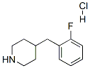 4-(2-Fluorobenzyl)piperidine hydrochloride Structure,193357-21-0Structure