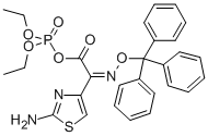 O,o-diethylphosphoryl(z)-2-(2-aminothiazol-4-yl)-2-trityloxyiminoacetate Structure,193402-47-0Structure