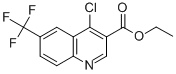 4-Chloro-6-trifluoromethyl-quinoline-3-carboxylic acid ethyl ester Structure,193827-69-9Structure