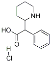 2-Phenyl-2-(piperidin-2-yl)acetic acid hydrochloride Structure,19395-40-5Structure