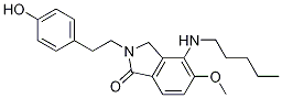 1H-isoindol-1-one,2,3-dihydro-2-[2-(4-hydroxyphenyl)ethyl]-5-methoxy-4-(pentylamino)- Structure,194358-72-0Structure