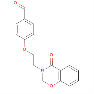 4-[2-(4-Oxo-3,4-dihydro-2h-1,3-benzoxazin-3-yl)-ethoxy]benzaldehyde Structure,194713-60-5Structure