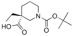 (R)-1-(tert-Butoxycarbonyl)-piperidine-3-carboxylic acid ethyl ester Structure,194726-40-4Structure