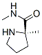 2-Pyrrolidinecarboxamide,n,2-dimethyl-,(r)-(9ci)Structure,194802-75-0Structure 2-Pyrrolidinecarboxamide,n,2-dimethyl-,(r)-(9ci) Structure,194802-75-0Structure