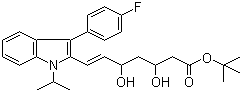 氟伐他汀中間體結(jié)構(gòu)式_194934-96-8結(jié)構(gòu)式