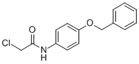 N-(4-benzyloxy-phenyl)-2-chloro-acetamide Structure,19514-92-2Structure