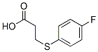 3-[(4-Fluorophenyl)thio]propanoic acid Structure,19543-85-2Structure