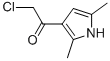 2-Chloro-1-(2,5-dimethyl-1h-pyrrol-3-yl)-ethanone Structure,19597-16-1Structure