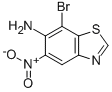 6-Amino-7-bromo-5-nitrobenzothiazole Structure,196205-21-7Structure