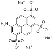 8-Aminopyrene-1,3,6-trisulfonic acid trisodium salt Structure,196504-57-1Structure