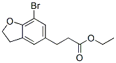 Ethyl 3-(7-bromo-2,3-dihydro-1-benzofuran-5-yl)propanoate Structure,196597-67-8Structure