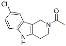 2-Acetyl-8-chloro-2,3,4,5-tetrahydro-1H-pyrido[4,3-b]indole Structure,19686-26-1Structure