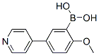 2-Methoxy-5-(pyridine-4-yl)phenylboronic acid Structure,196861-33-3Structure