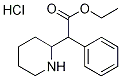 2-Piperidineacetic acid, α-phenyl-, ethyl ester, hydrochloride (1:1) Structure,19716-79-1Structure