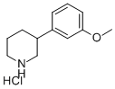 3-(3-Methoxyphenyl)piperidine hydrochloride Structure,19725-18-9Structure