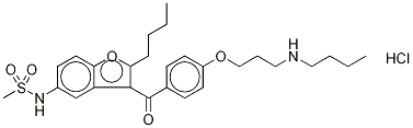 Desbutyl Dronedarone Hydrochloride Structure,197431-02-0Structure