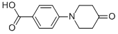 4-(4-氧代-1-哌啶基)苯甲酸結(jié)構(gòu)式_197446-34-7結(jié)構(gòu)式