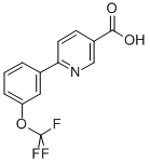 6-[3-(Trifluoromethoxy)phenyl]-3-pyridinecarboxylic acid Structure,197847-91-9Structure