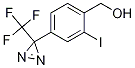 2-碘-4-[3-(三氟甲基)-3H-二氮雜環(huán)丙烯-3-基]芐醇結(jié)構(gòu)式_197968-46-0結(jié)構(gòu)式