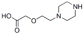 Acetic acid,2-[2-(1-piperazinyl)ethoxy]- Structure,197969-01-0Structure