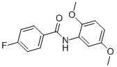 N-(2,5-dimethoxyphenyl)-4-fluorobenzamide Structure,198134-75-7Structure