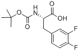 BOC-L-3,4-Difluorophe Structure,198474-90-7Structure