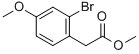 2-Bromo-4-methoxy-benzeneacetic acid,methyl ester Structure,198630-93-2Structure