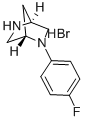 (1S,4s)-(-)-2-(4-氟苯基)-2,5-二氮雜雙環(huán)[2.2.1]庚烷氫溴酸結(jié)構(gòu)式_198988-90-8結(jié)構(gòu)式