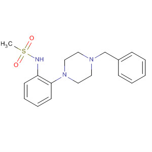 N-(2-(4-benzylpiperazin-1-yl)phenyl)methanesulfonamide Structure,199105-18-5Structure