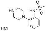 N-[2-(Piperazin-1-yl)phenyl]methylsulphonamide hydrochloride Structure,199105-19-6Structure