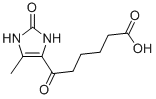 6-(5-Methyl-2-oxo-2,3-dihydro-1h-imidazol-4-yl)-6-oxo-hexanoicacid Structure,19920-34-4Structure