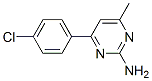 4-(4-Chlorophenyl)-6-methylpyrimidin-2-amine Structure,19927-54-9Structure