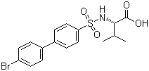 (S)-2-(4’-溴聯(lián)苯-4-磺酰胺)-3-甲基丁酸結(jié)構(gòu)式_199850-67-4結(jié)構(gòu)式