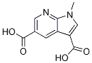 1-Methyl-1h-pyrrolo[2,3-b]pyridine-3,5-dicarboxylic acid Structure,199933-12-5Structure