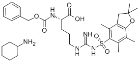 Z-Arg(Pbf)-OH 環(huán)己胺結(jié)構(gòu)式_200190-89-2結(jié)構(gòu)式